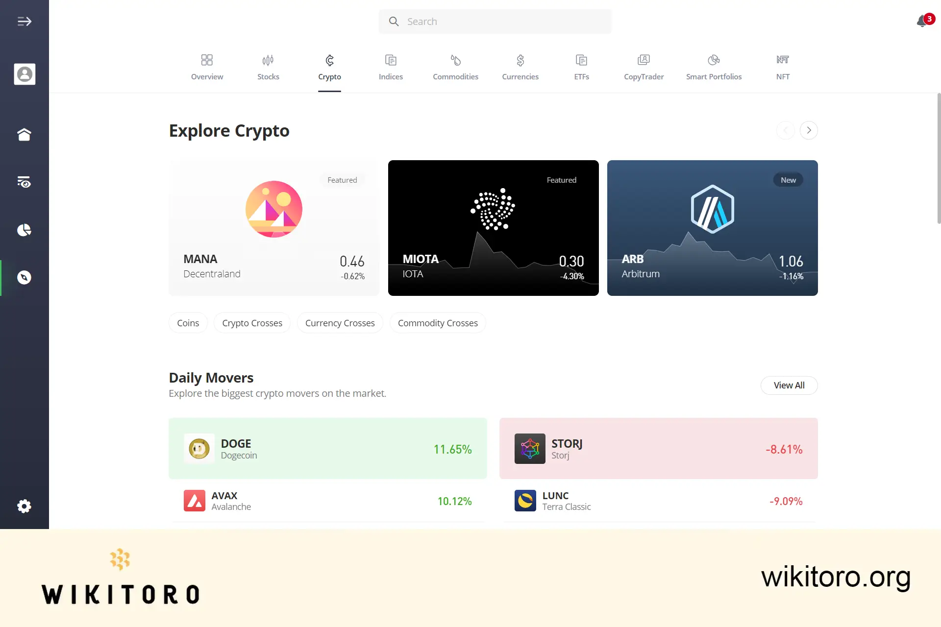 eToron kryptosivu